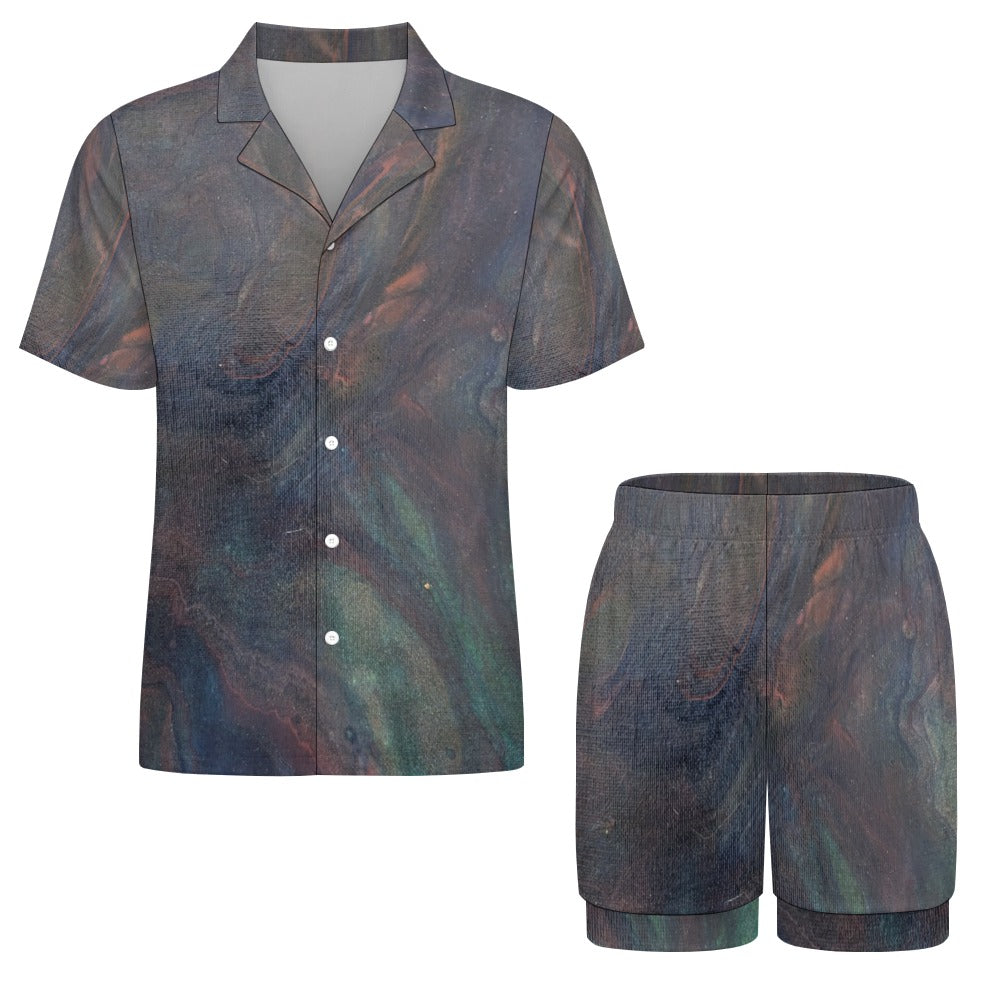 Women’s Short Sleeve Pajama Set Intermission Blues