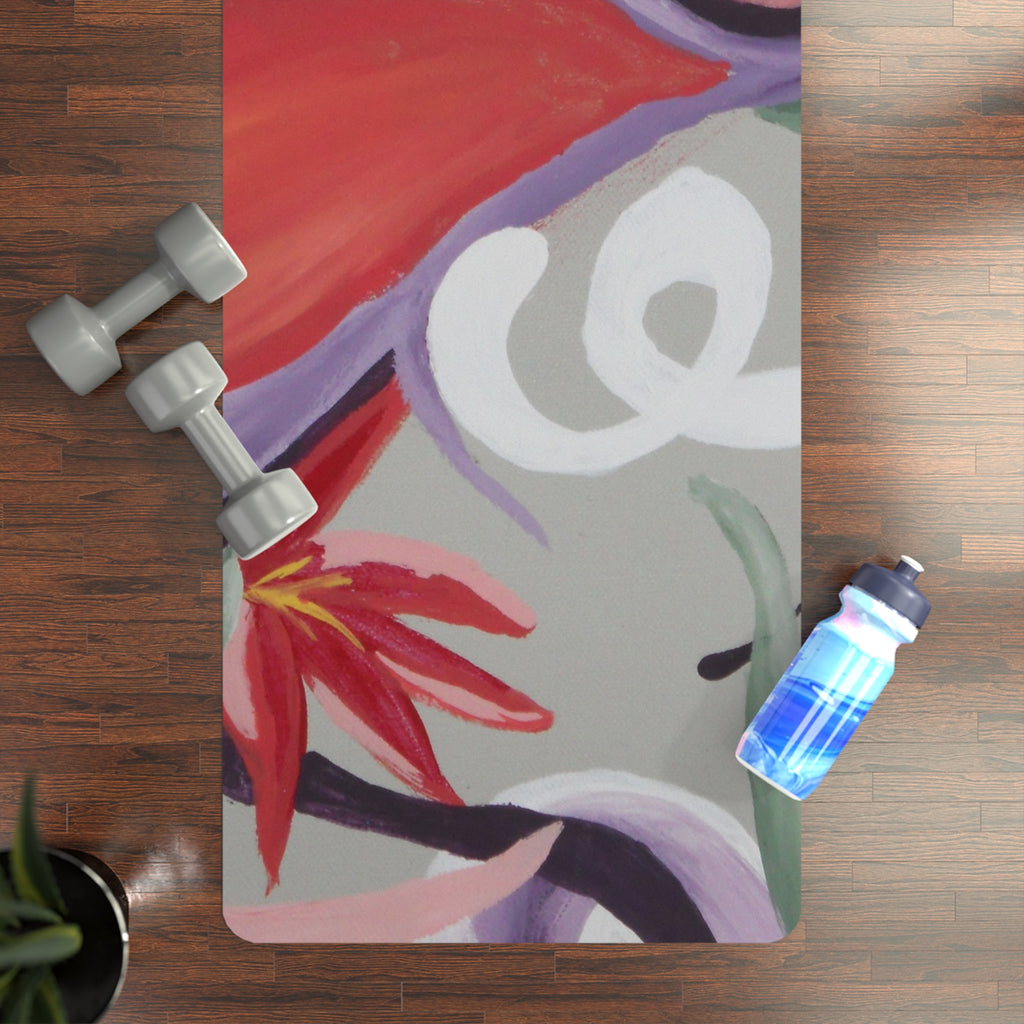 Rubber Yoga Mat- Glory Meets Redemption