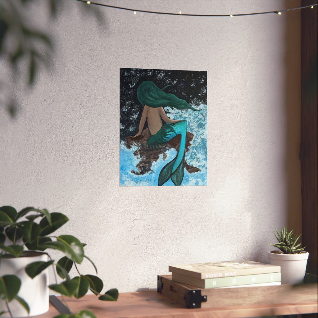 Musing Mermaid Fine Art Posters