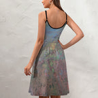 Women's Elegant Suspender Dress Intermission Blues Series