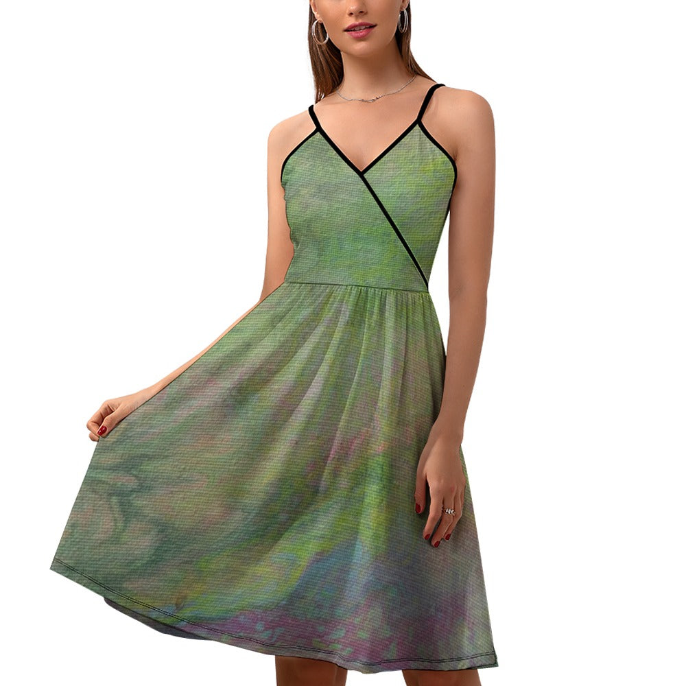 Women's Elegant Suspender Dress Standing Ovation Series