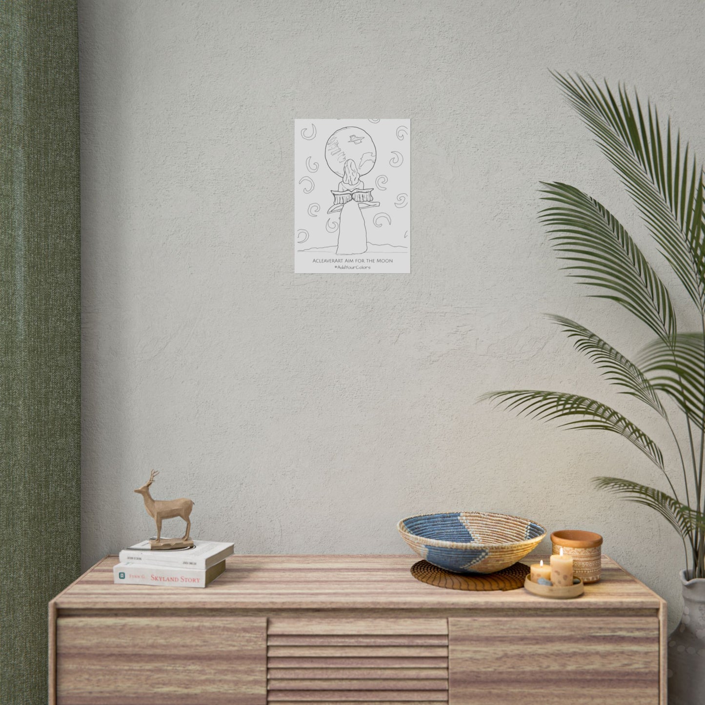 Aim for the Moon #AddYourColors Posters