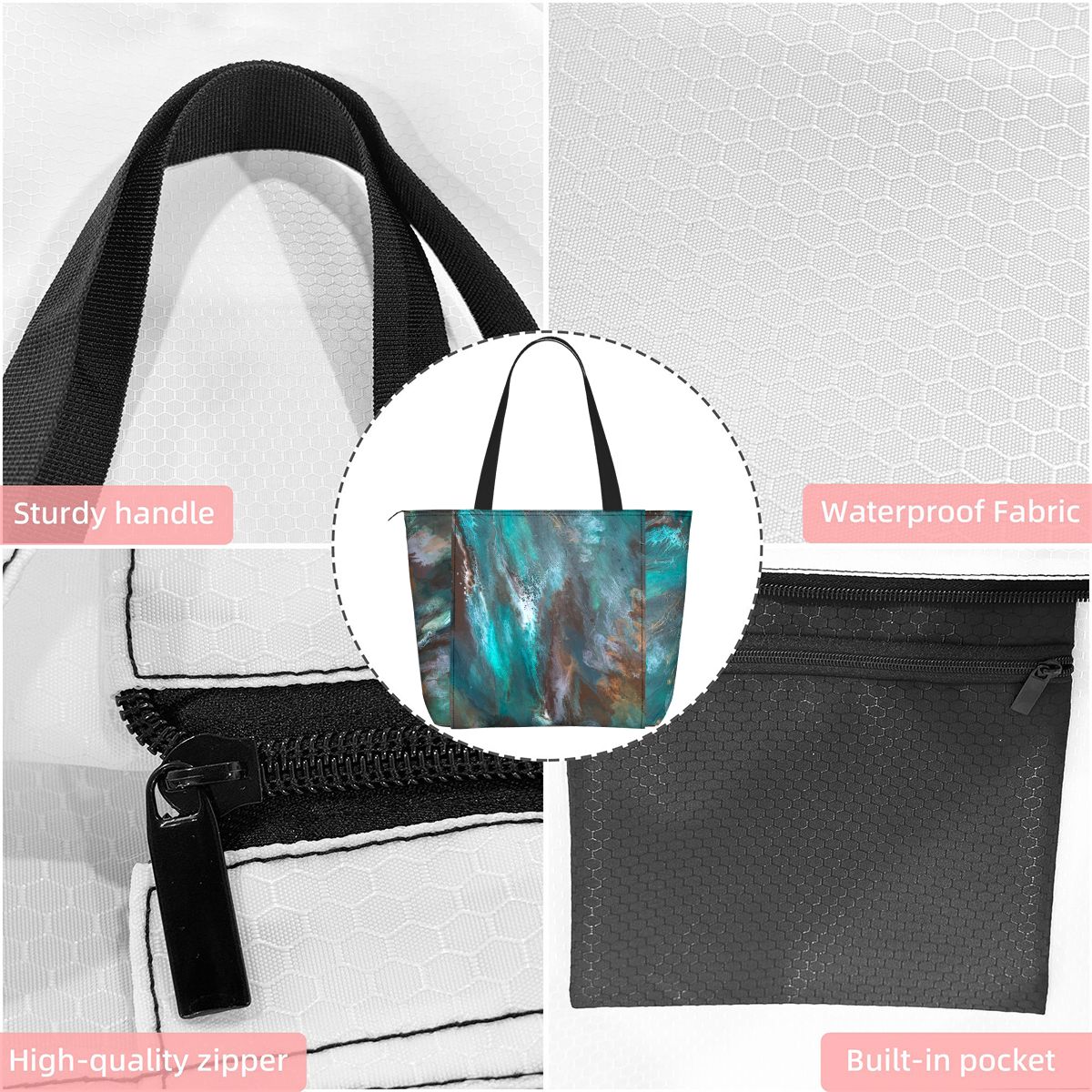 Artful Yoga Tote Bag