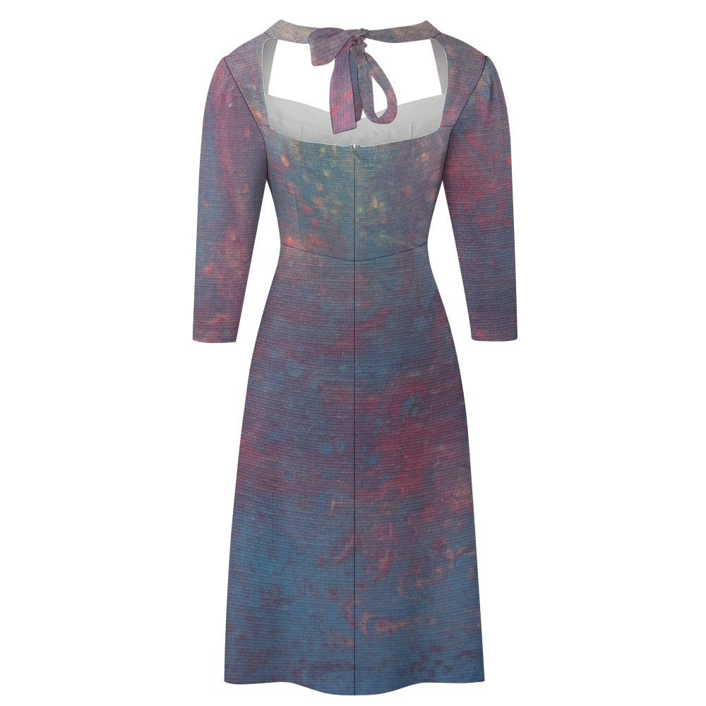 Sweetheart Knot Flare Dress Intermission Blues Series