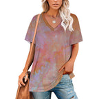 Women’s Printed V-Neck Tee Standing Ovation Series