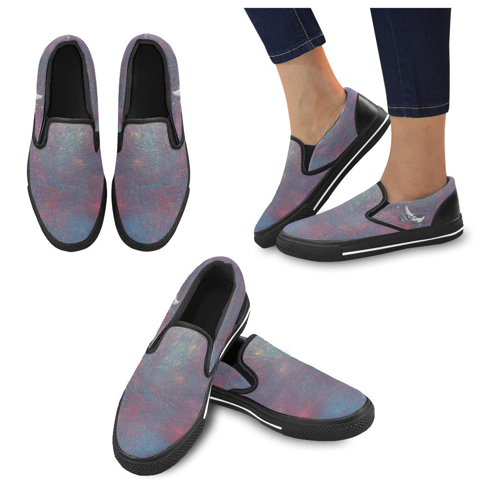 Slip-on Canvas Women's Shoes Intermission Blues Series