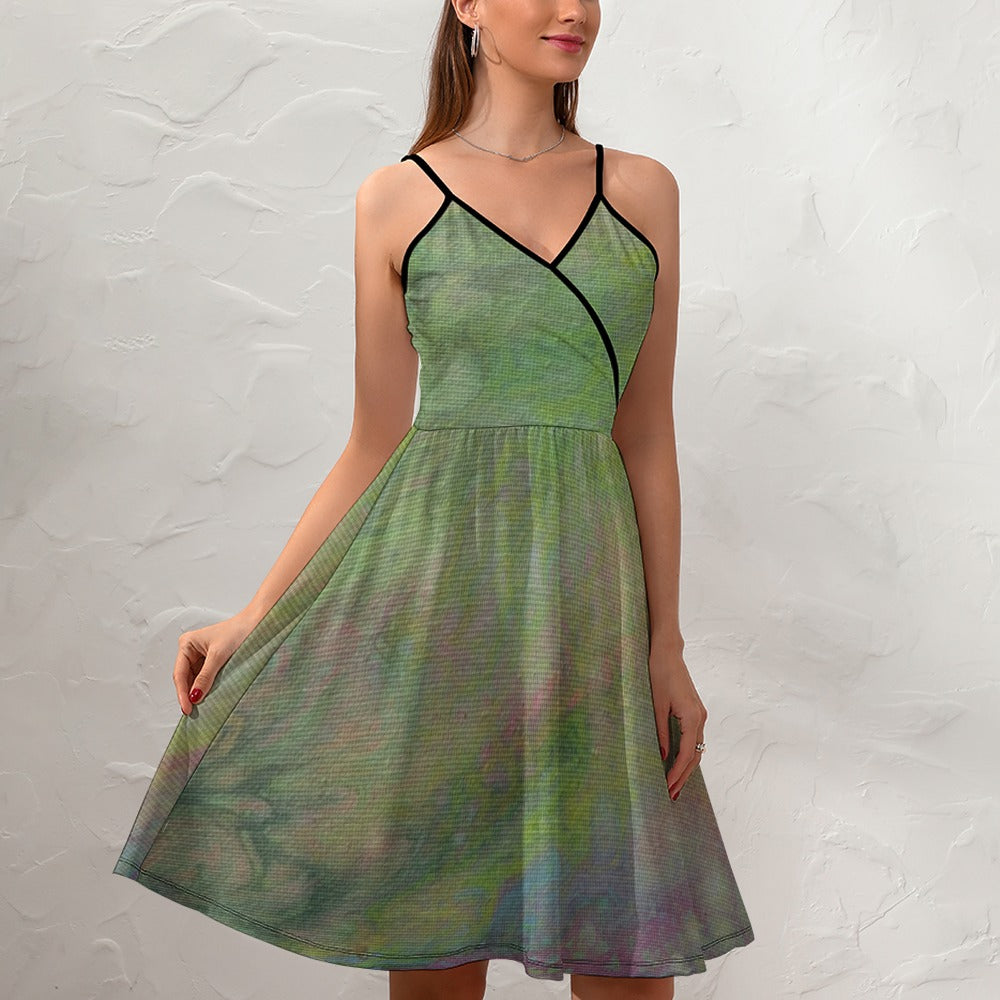 Women's Elegant Suspender Dress Standing Ovation Series
