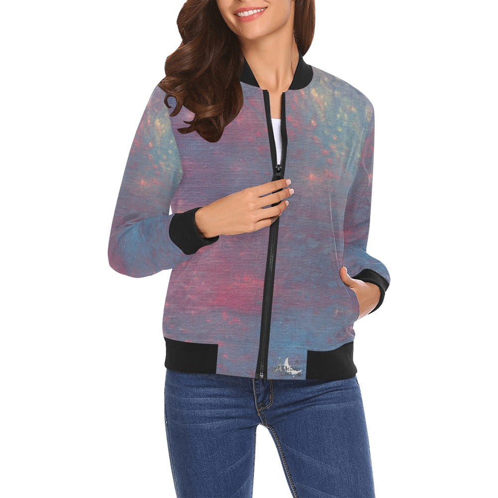 Ladie's Bomber Jacket Intermission Blues Series