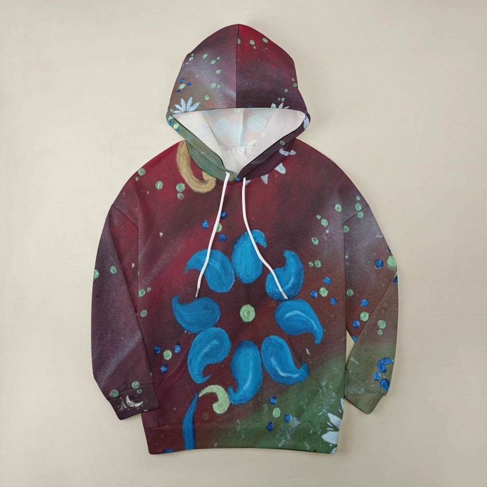 Dropped Sleeve Hoodie Inanna's Journey