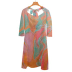 Sweetheart Knot Flare Dress