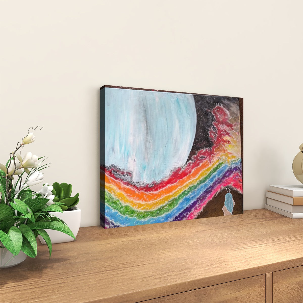 Paint by Numbers Kit Silent Rainbow