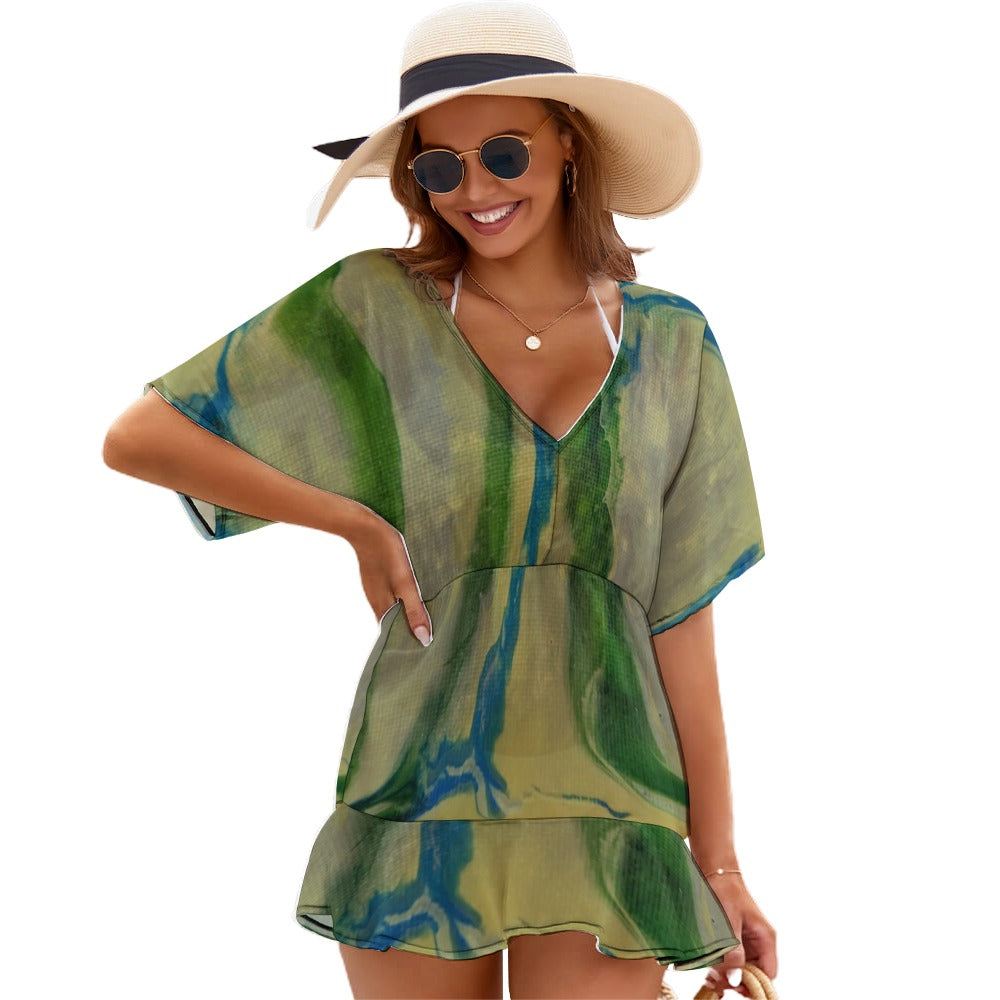 Ladies Thin Short Sleeve Cover-Up Dress Standing Ovation Series