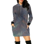 Hoodie Mini Dress Intermission Blues