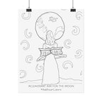 Aim for the Moon #AddYourColors Posters