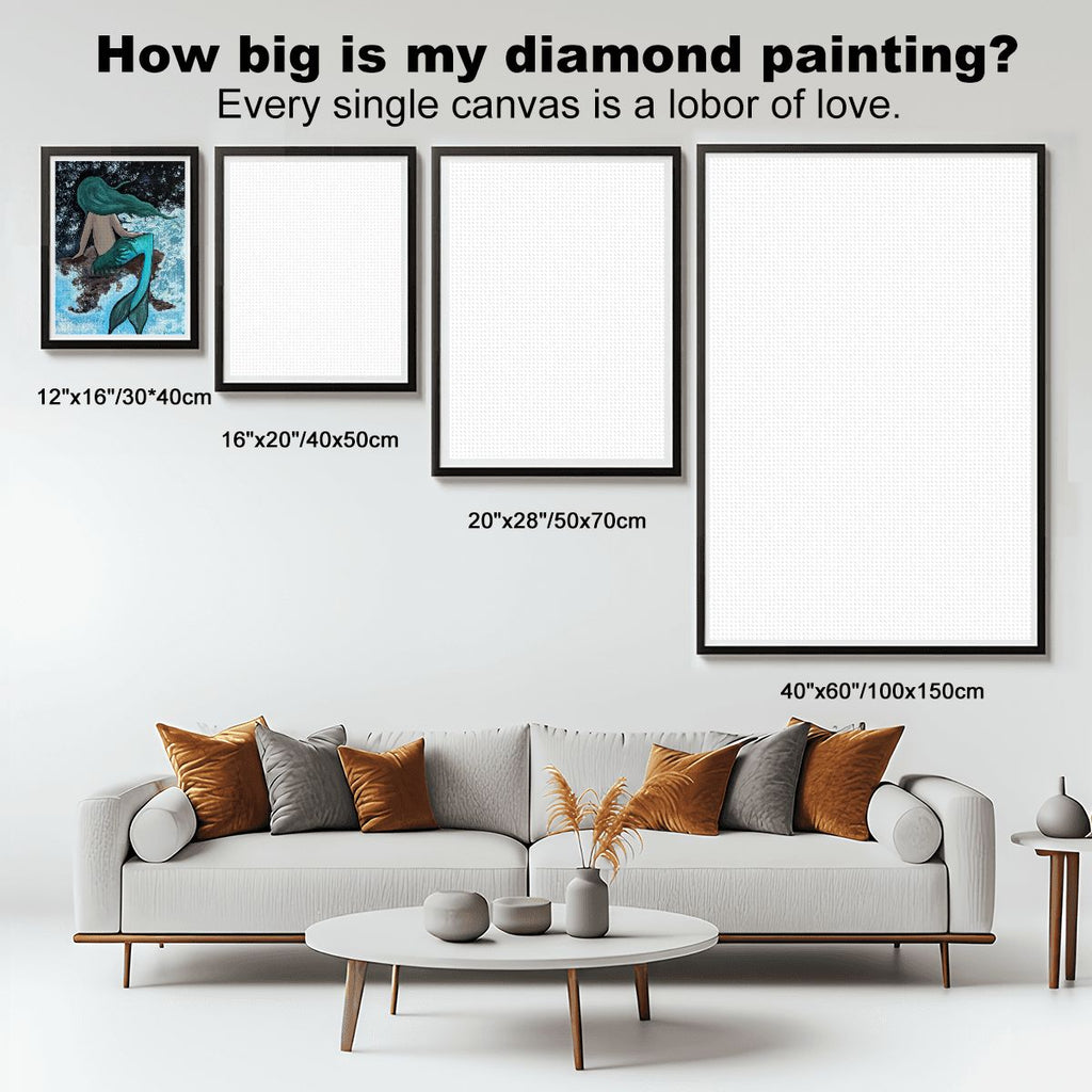 DIY Diamond Painting Musing Mermaid