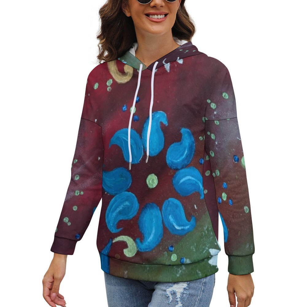 Dropped Sleeve Hoodie Inanna's Journey