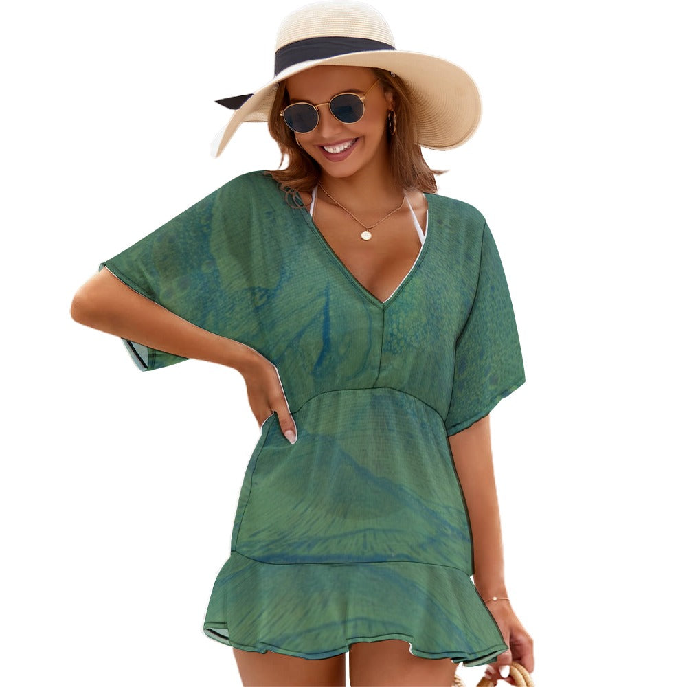 Ladies Thin Short Sleeve Cover-Up Dress Standing Ovation Series