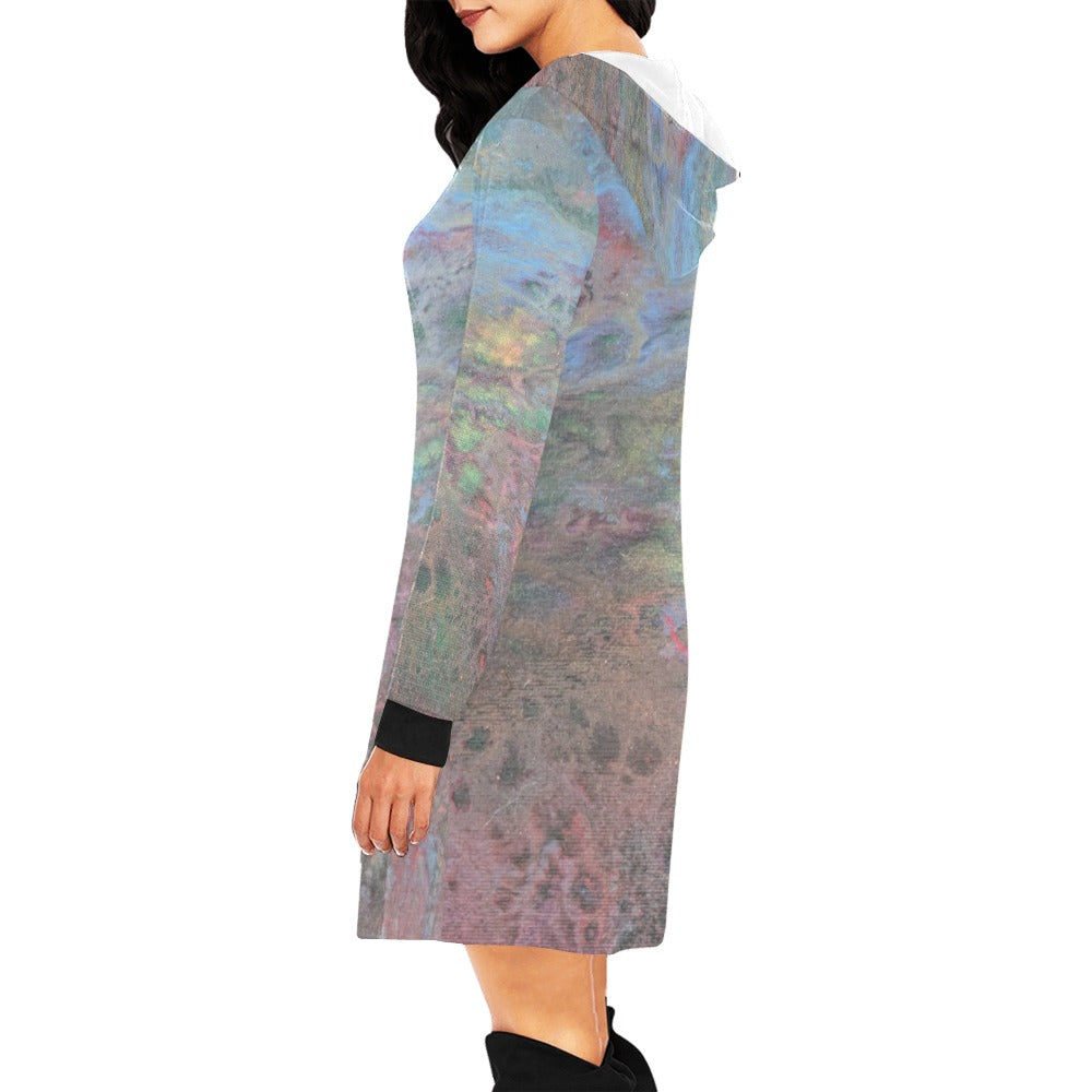Hoodie Mini Dress Intermission Blues