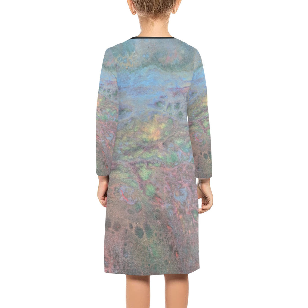 Girls' Long Sleeve Match Me Dress Break Out Edition