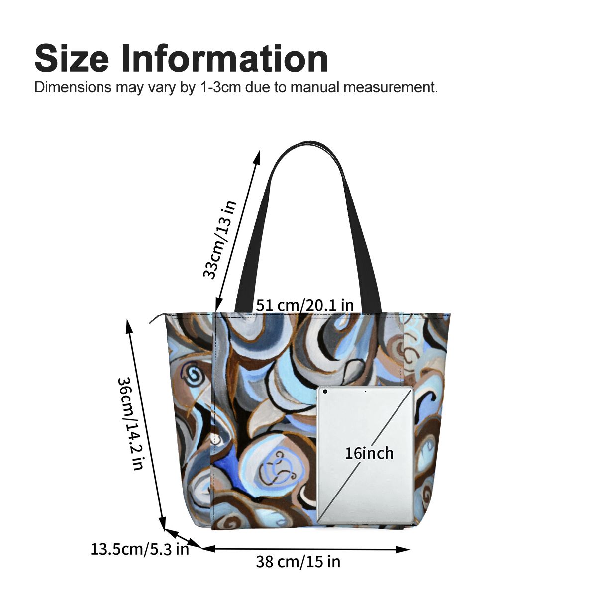 Artful Yoga Tote Bag