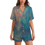 Women’s Short Sleeve Pajama Set Intermission Blues