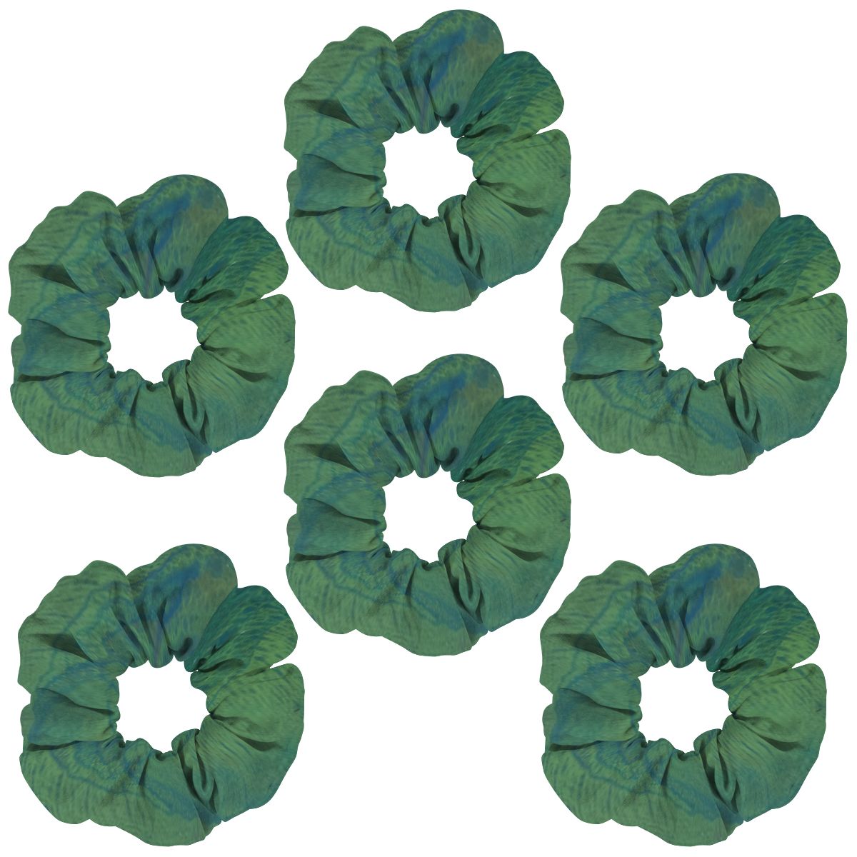 6 Pack Hair Scrunchies