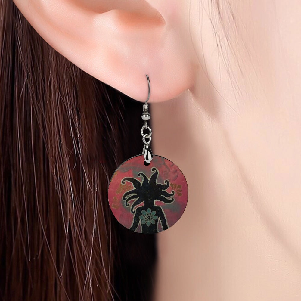 Goddess I Know Round Earring — Special Release- Alignment