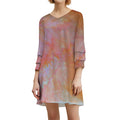 Lotus Leaf Sleeve Dress Standing Ovation Series