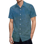 Men’s Short Sleeve Button Down Shirt Intermission Blues