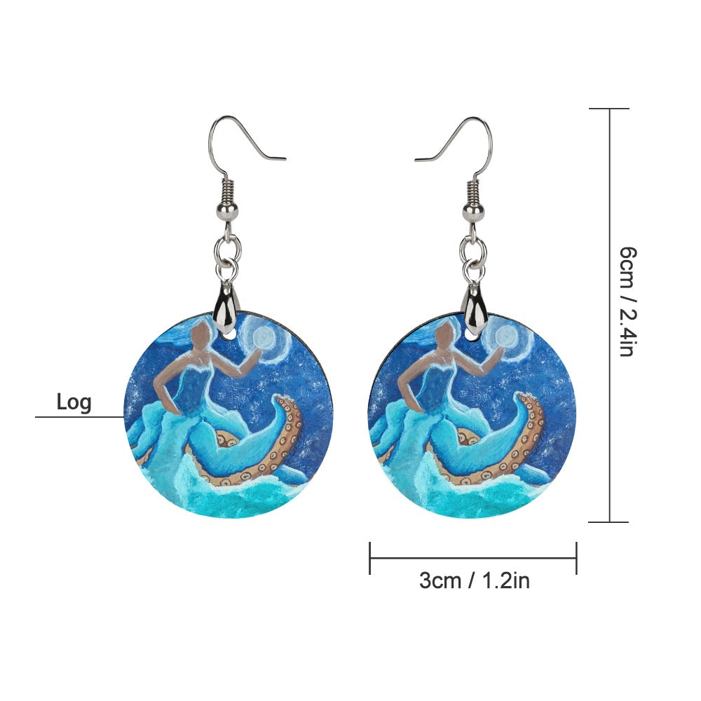 Goddess I Know Round Earring — Special Release- Hanging the Moon