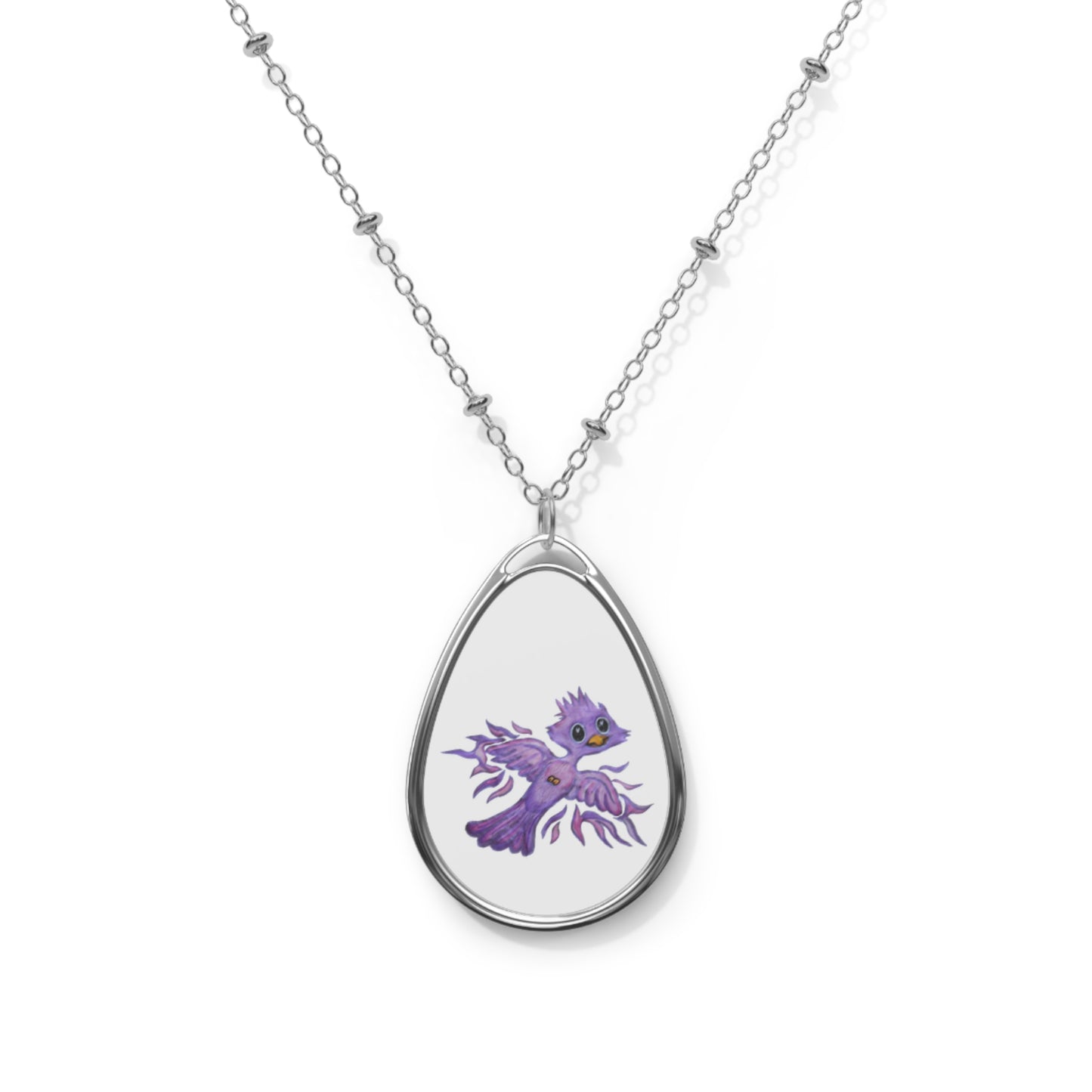 Purple Phoenix Necklace