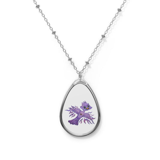Purple Phoenix Necklace
