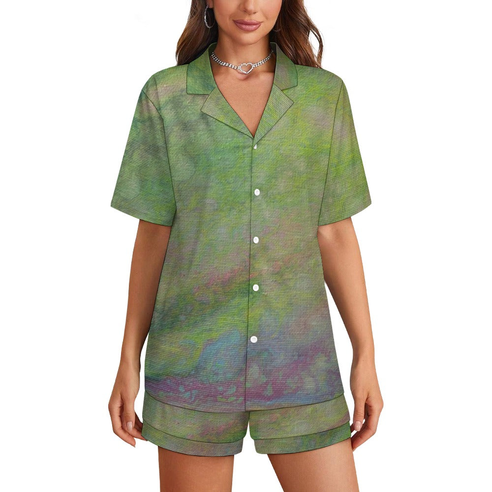 Women’s Short Sleeve Pajama Set Standing Ovation Series