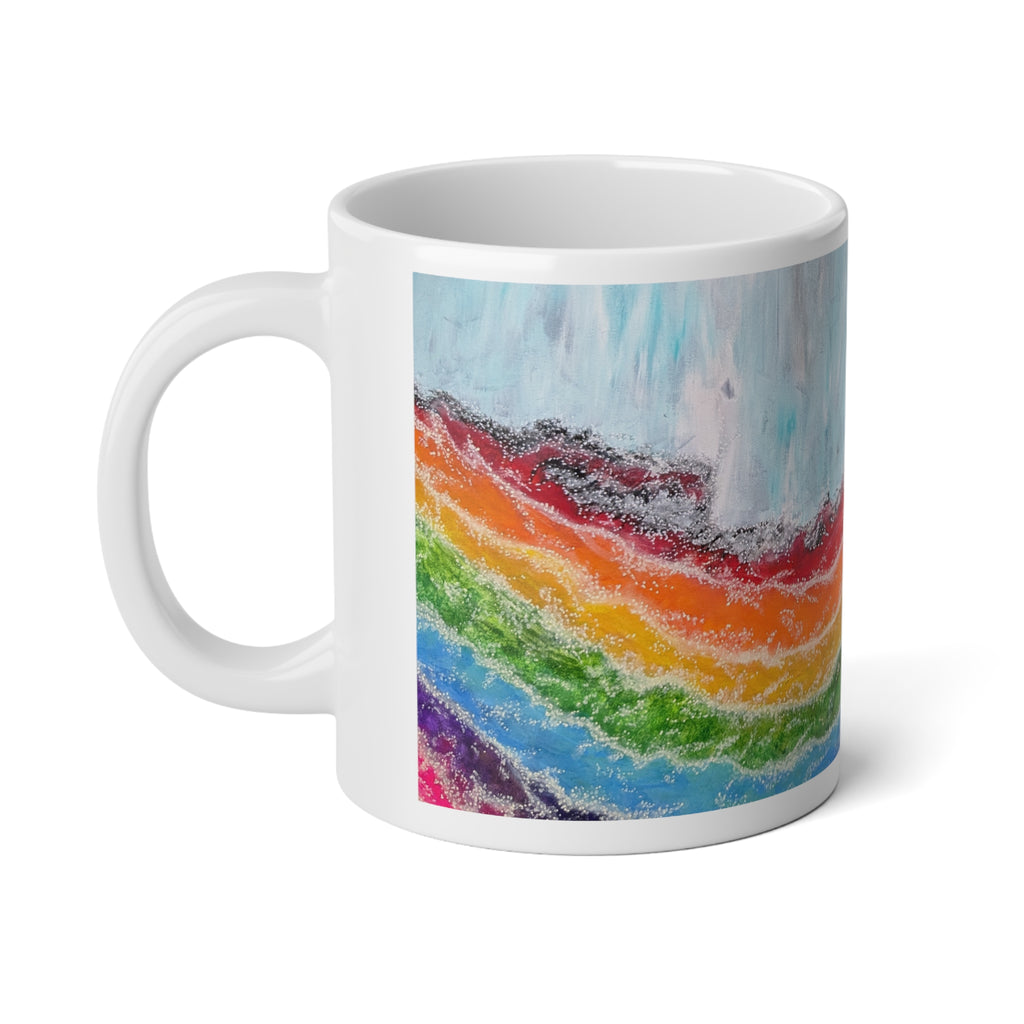 Silent Rainbow Jumbo Studio Mug