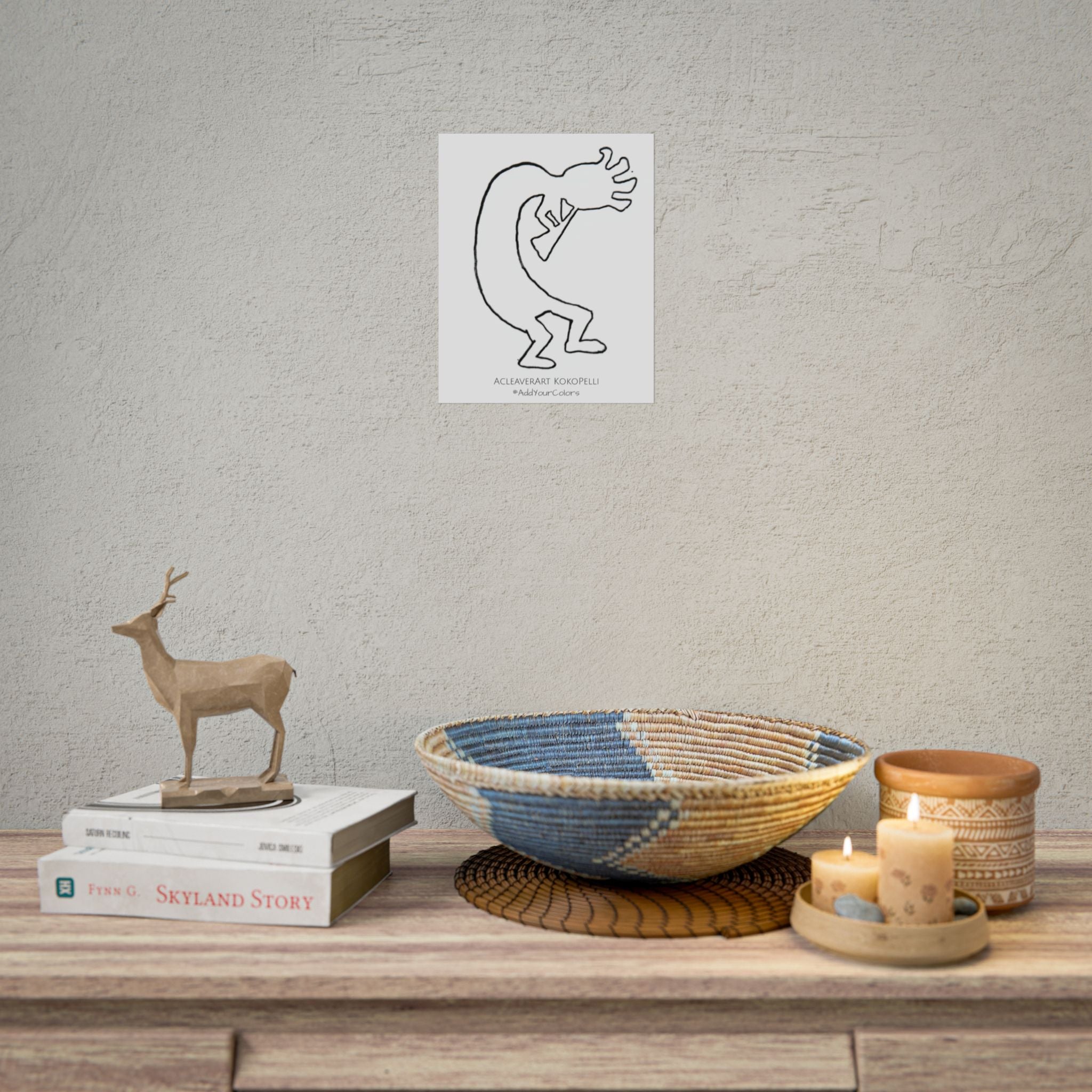 Kokopelli #AddYourColors Posters