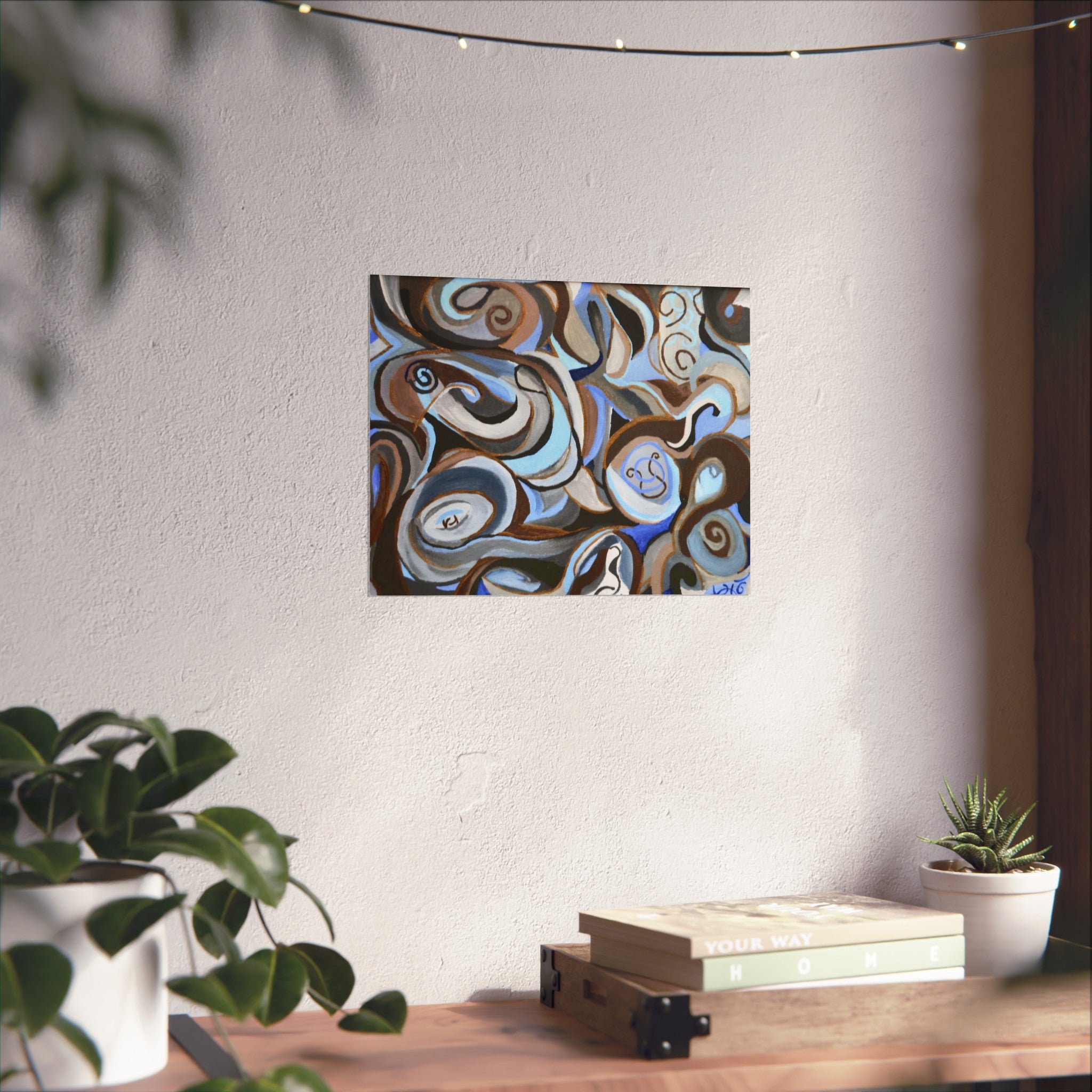 Blue Inspirations Fine Art Posters