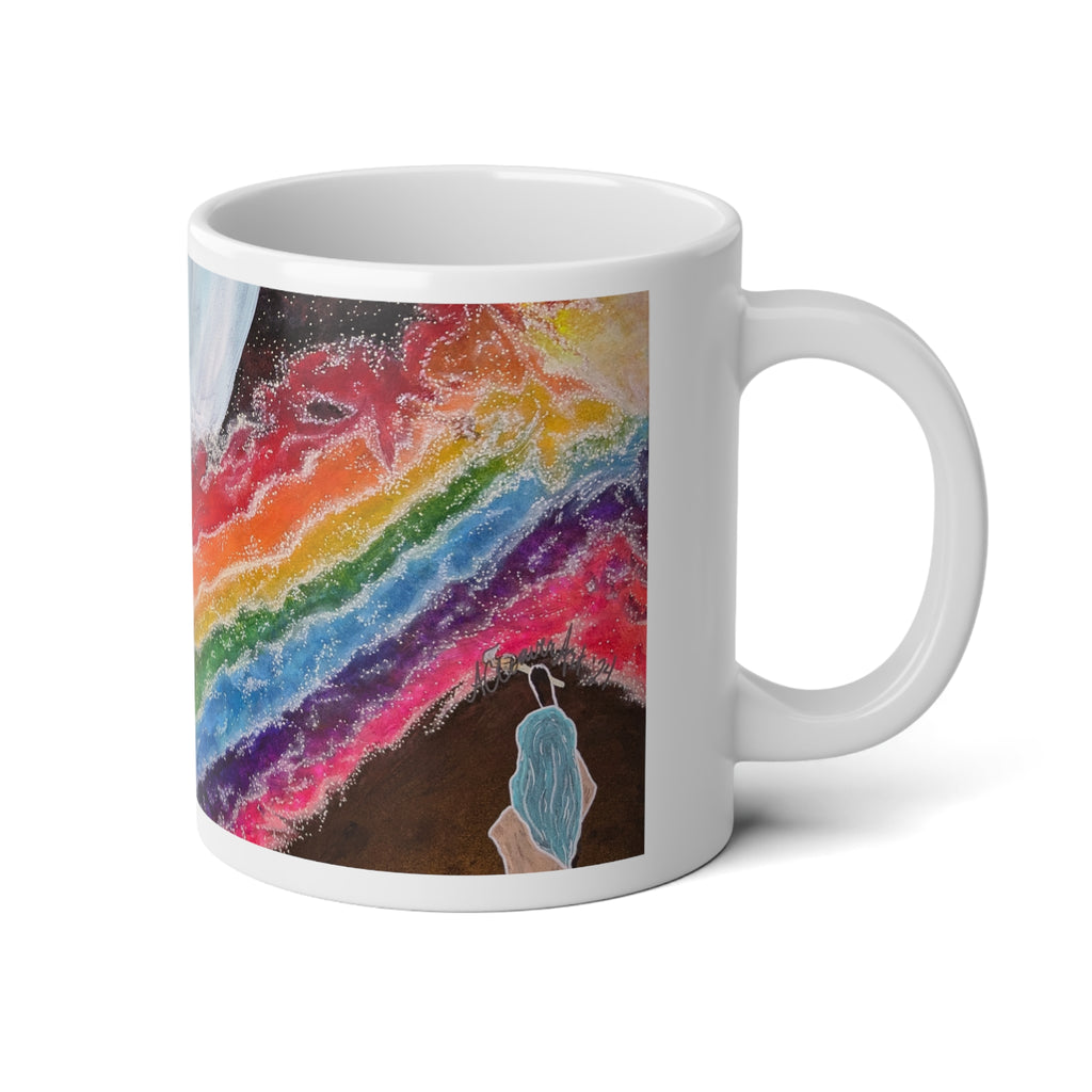 Silent Rainbow Jumbo Studio Mug