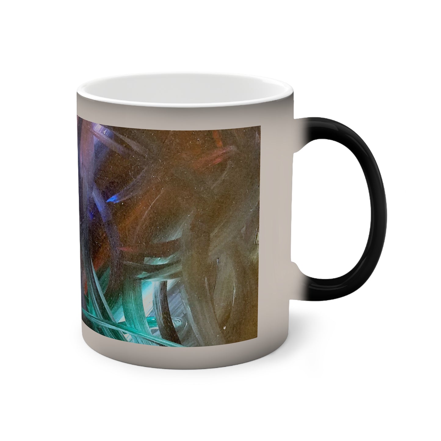 Abstracted Color-Changing Mug