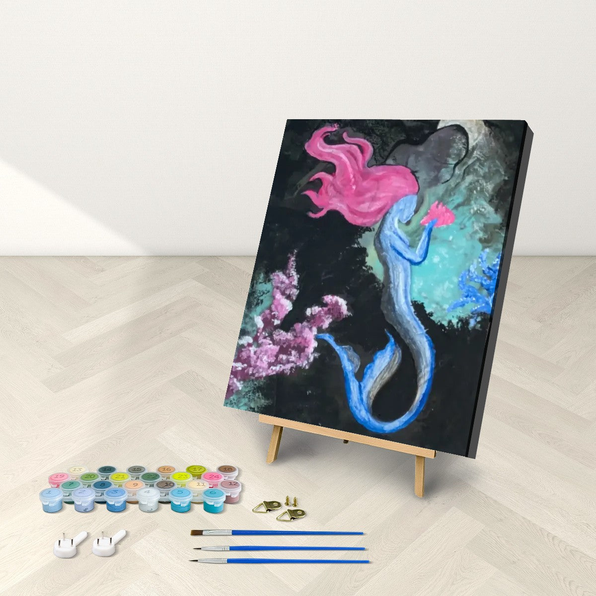 Paint by Numbers Kit Mermaid Cove