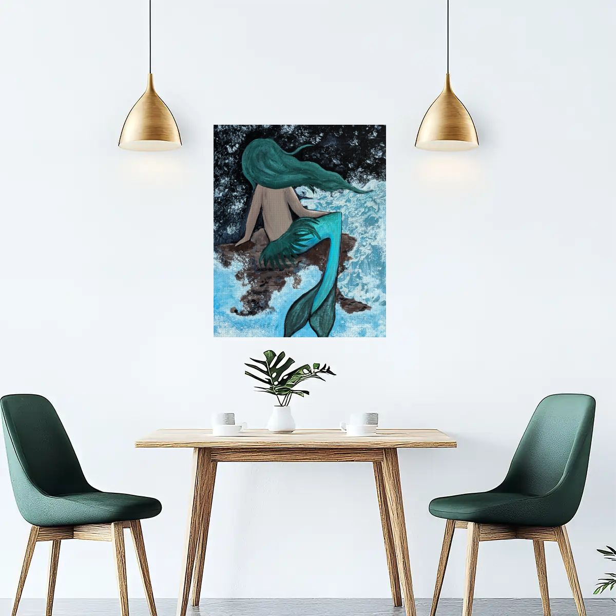 DIY Diamond Painting Musing Mermaid