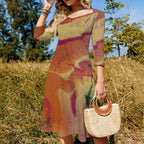 Sweetheart Knot Flare Dress Standing Ovation Series