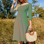 Sweetheart Knot Flare Dress Standing Ovation Series