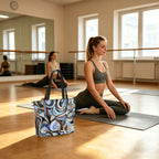 Artful Yoga Tote Bag