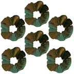 6 Pack Hair Scrunchies