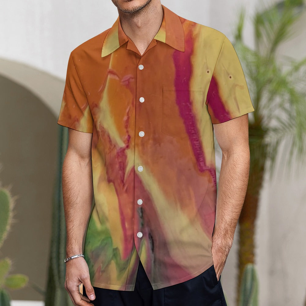 Men’s Short Sleeve Button Down Shirt Standing Ovation Series