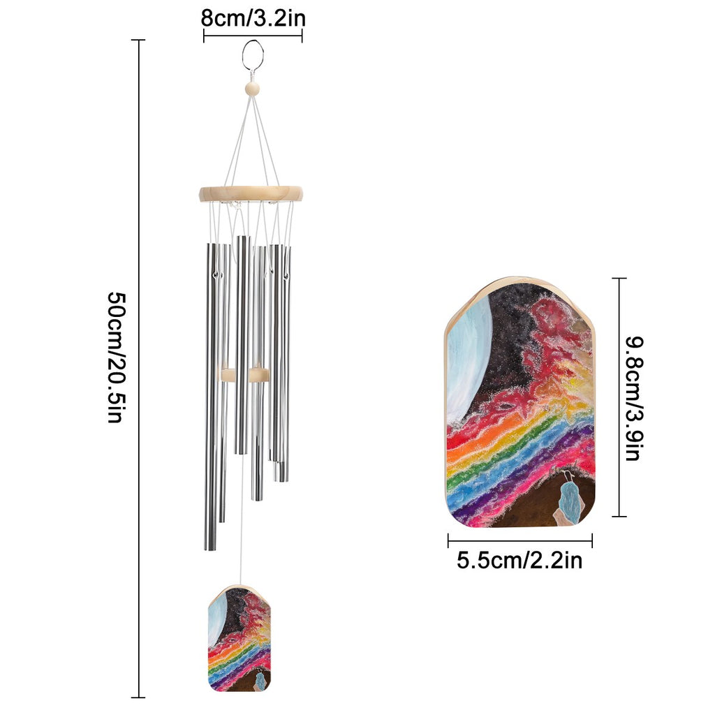 Wooden & Aluminum Wind Chime