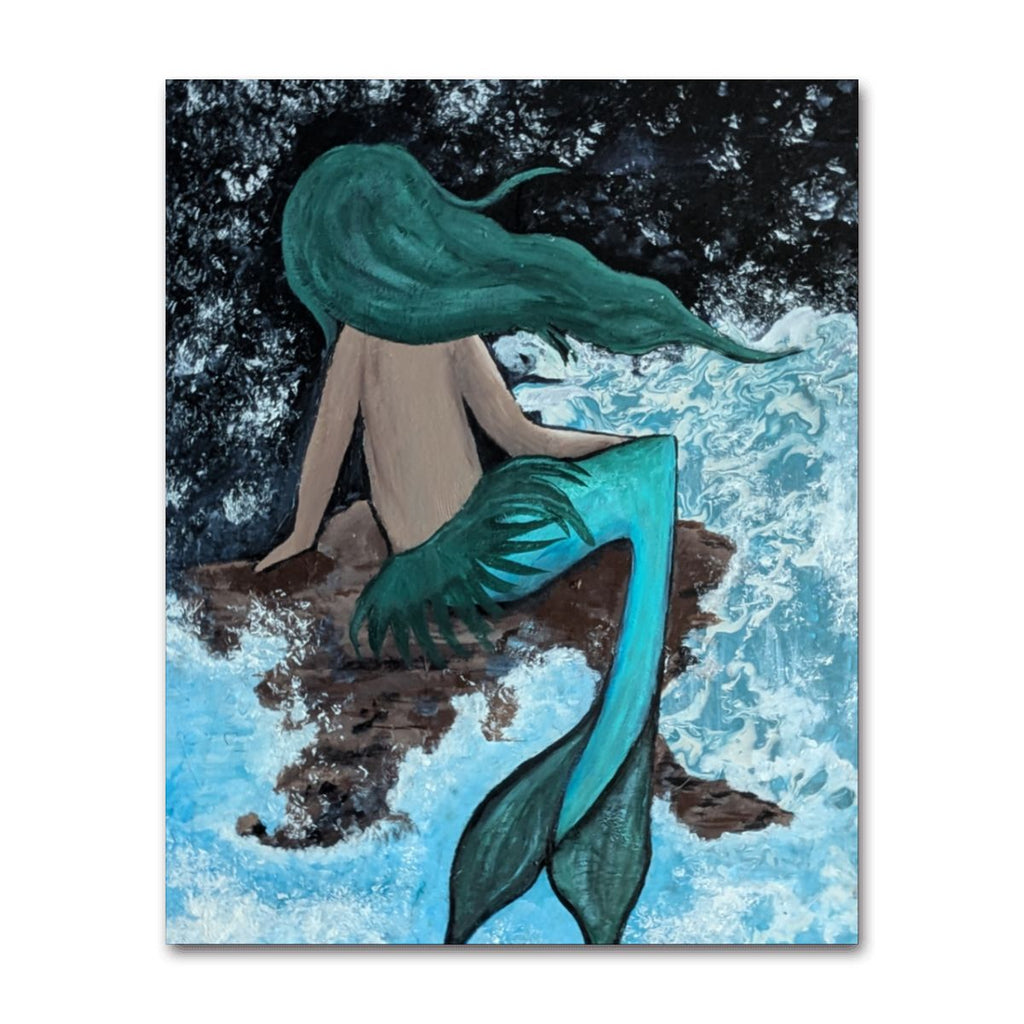 Paint by Numbers Kit Musing Mermaid