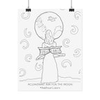 Aim for the Moon #AddYourColors Posters