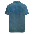Men’s Short Sleeve Button Down Shirt Intermission Blues