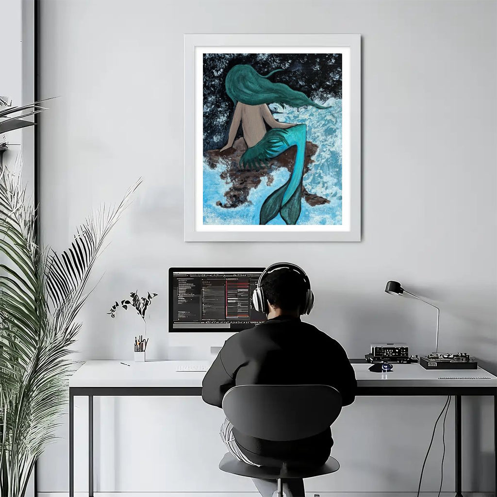 DIY Diamond Painting Musing Mermaid